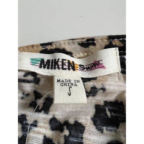 Miken Swim Animal Print Beach Cover Up Dress Small - Picture 4 of 4